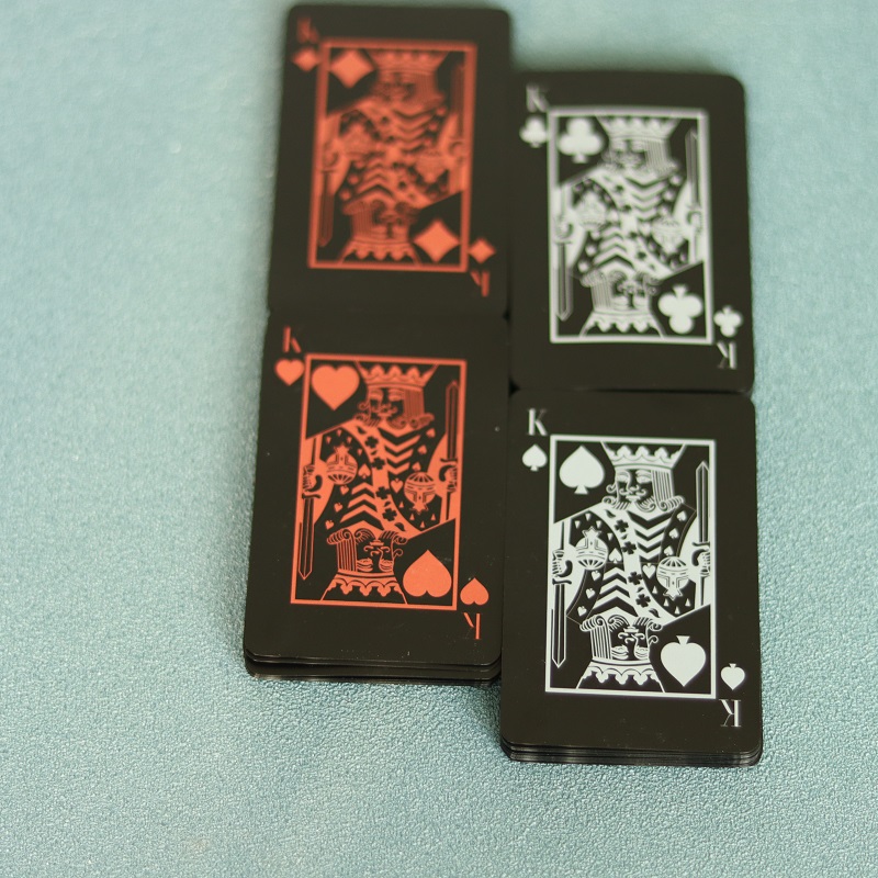 Plastic playing cards